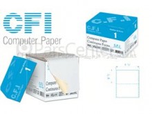 کاغذ کامپیوتر – فرم پیوسته یک نسخه 2L وسط پرفراژ CFI Comput