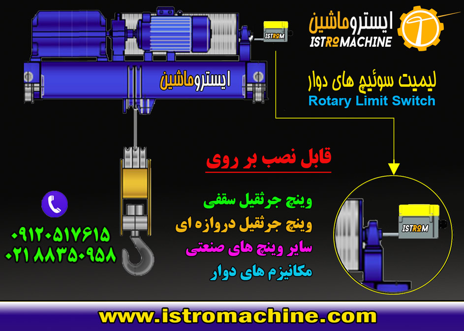 لیمیت سوییچ جرثقیل سقفی