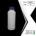 بطری سم 1 لیتری پلاستیکی پلی اتیلن با مقاومت بالا + درب