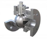 شیر توپی V پورت (V Port Ball Valve)