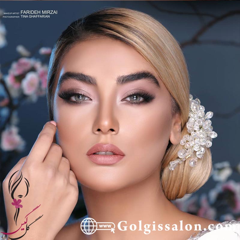 و میکاپ عروس در شرق تهران در سالن زیبایی گل گیس با بهترین کیفیت