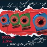 تولید فن سانتریفیوژ دارای گواهی بالانس استاتیکی و دینامیکی