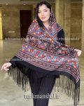روسری ترکمن پشمی و ابریشمی