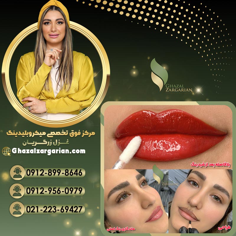 رژ لب دائم در مرکز غزل زرگریان با کیفیت تضمینی