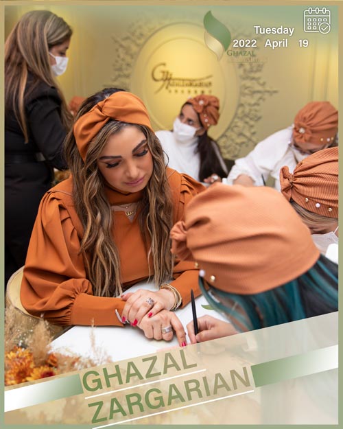 هاشور ابرو با استاد غزل زرگریان به صورت تضمینی