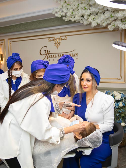 تکنیک های آرایش دائم با غزل زرگریان به بهترین صورت