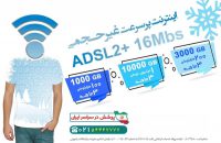 بسته ی اینترنت بین الملل ویژه ی مشترکین جدید ADSL