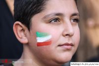 عکس-پرچم-ایران-رو-صورت-باحال-مگ