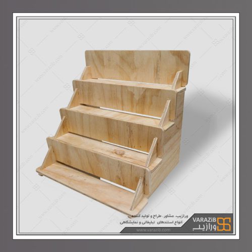 استند-رومیزی-چوب-چند-لای-سه-طبقه