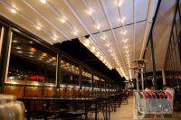 سقف برقی متحرک کافه و رستوران و ویلا ، استخر