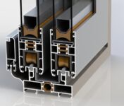 درب و پنجره دوجداره آلومینیوم upvc توری تهران