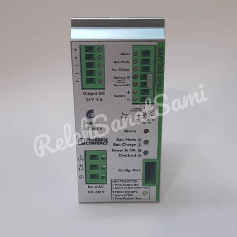 TRIO-UPS 1AC 24DC 5 - Uninterruptible power supply 2866611 phoenix contact فونیکس کنتاکت رله صنعت سامی (3)