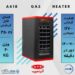 خرید هیتر گازی آذر تهویه مدل A618 از نمایندگی اصلی