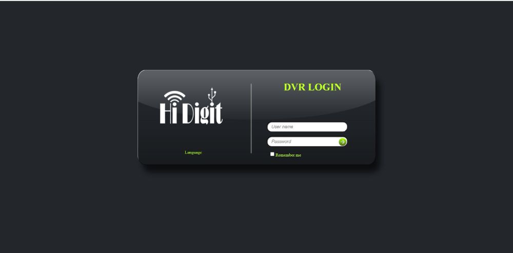 password - hidigit 01