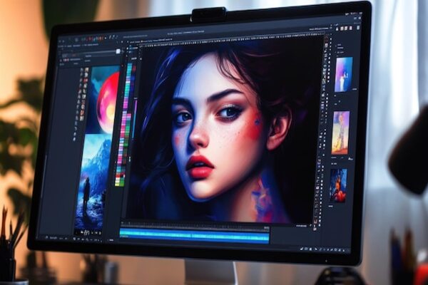 freepicdownloader.com-monitor-screen-display-editing-software-woman-face-with-detailed-technology-advertising-promotion-concept-background-wallpaper-ai-generated-image-normal