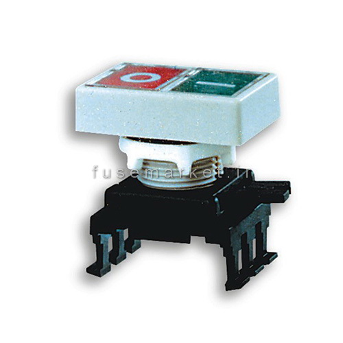 کلید-شستی-دوبل-مشکی،-استپ-استارت،-بدون-کنتاکت،-چراغ-خور-کد-4770152