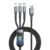 کابل شارژ سه کاره فست شارژ USB به لایتنینگ، میکرو و Type-C - تصویر1