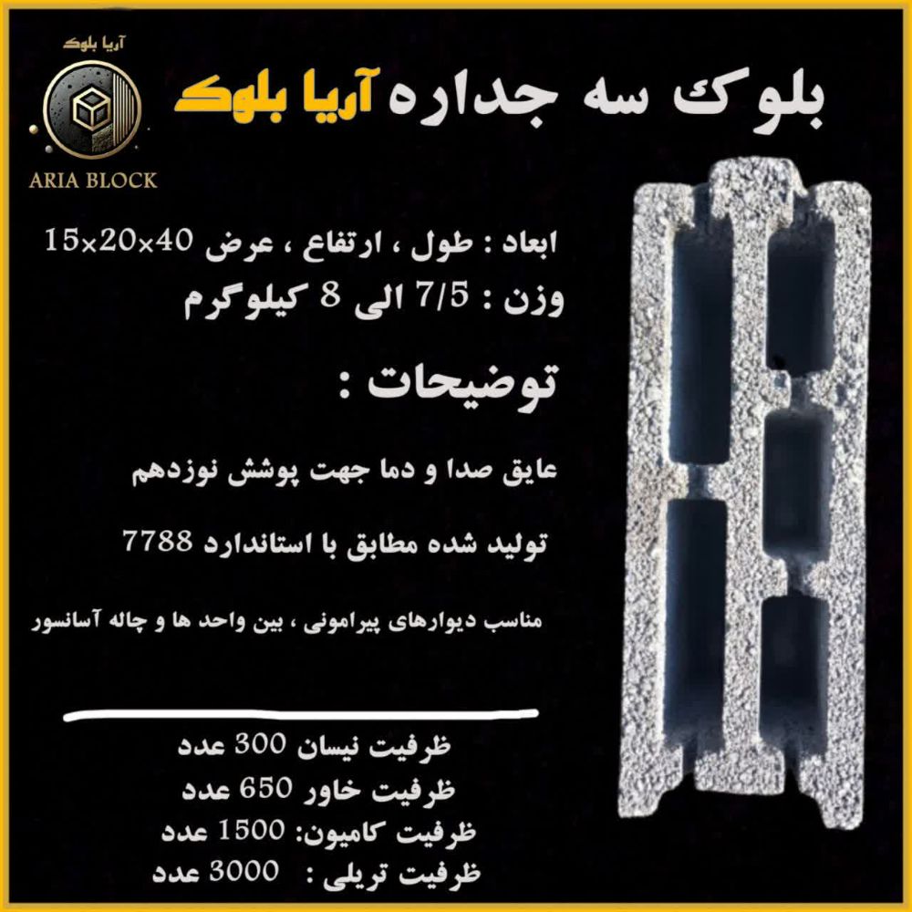 40-20-15 Sسه جداره