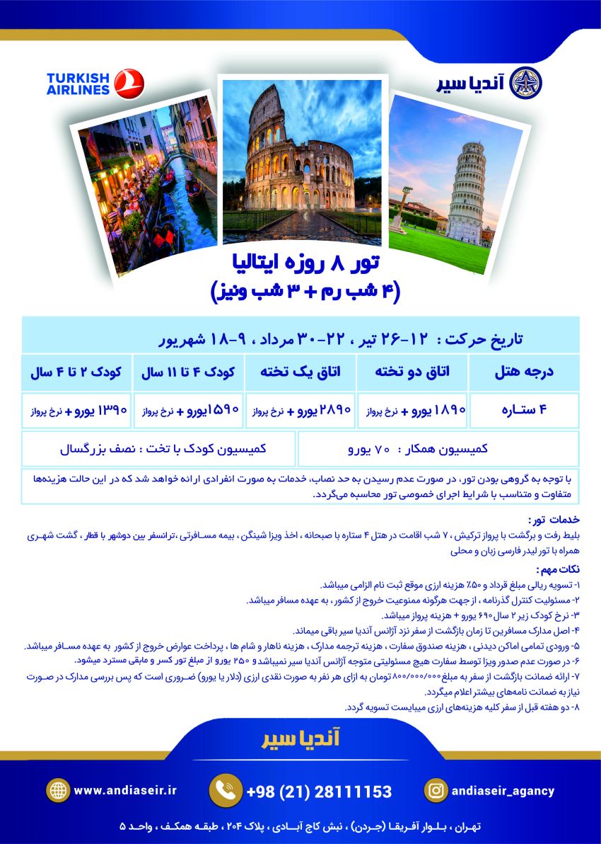 ایتالیا حجم کم