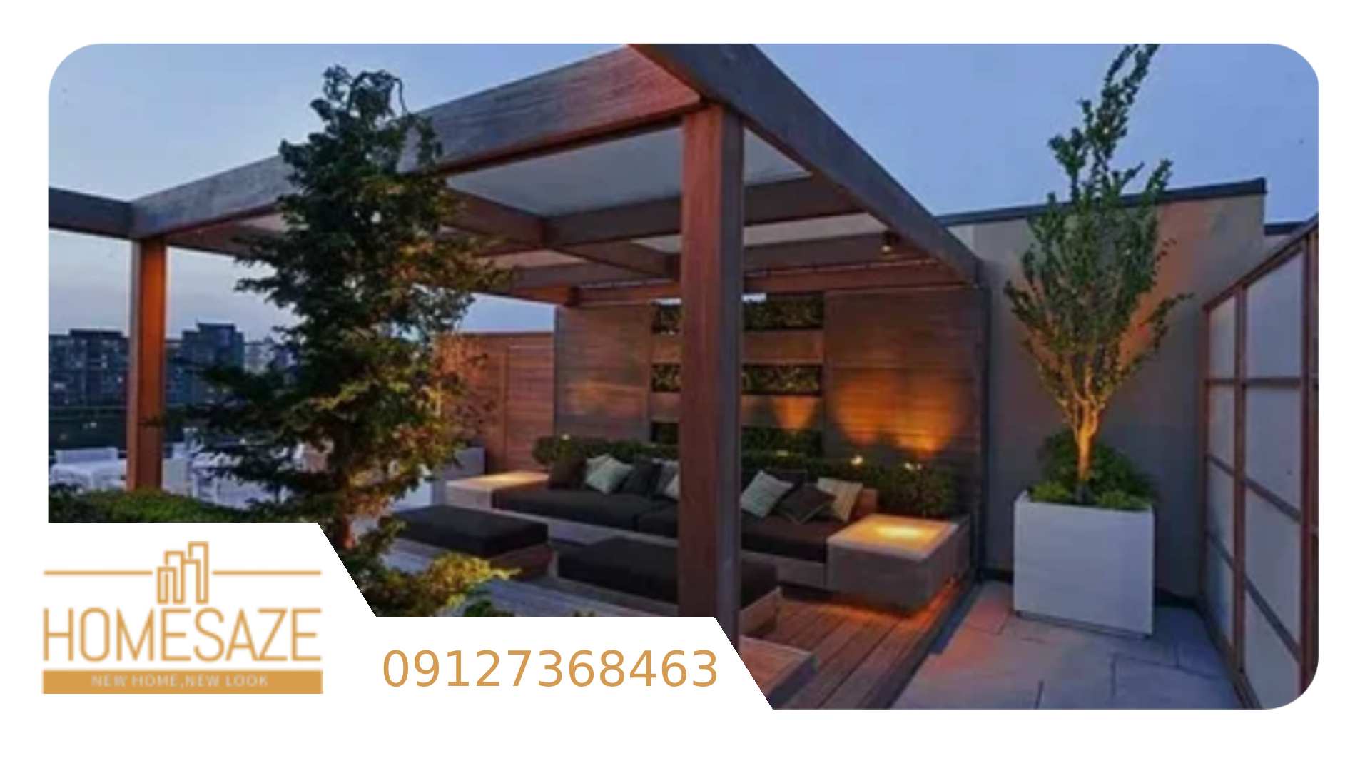 Roof garden gazebo-02