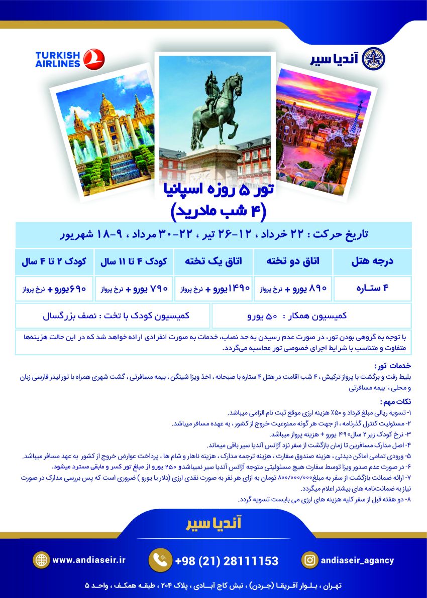 مادرید حجم کم