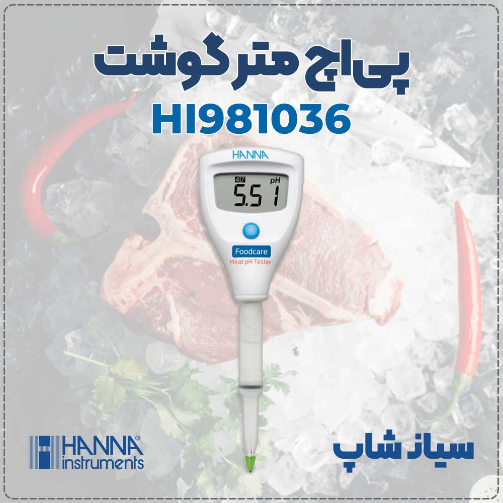 HANNA-HI981036-Meat-pH-Tester سیان شاپ